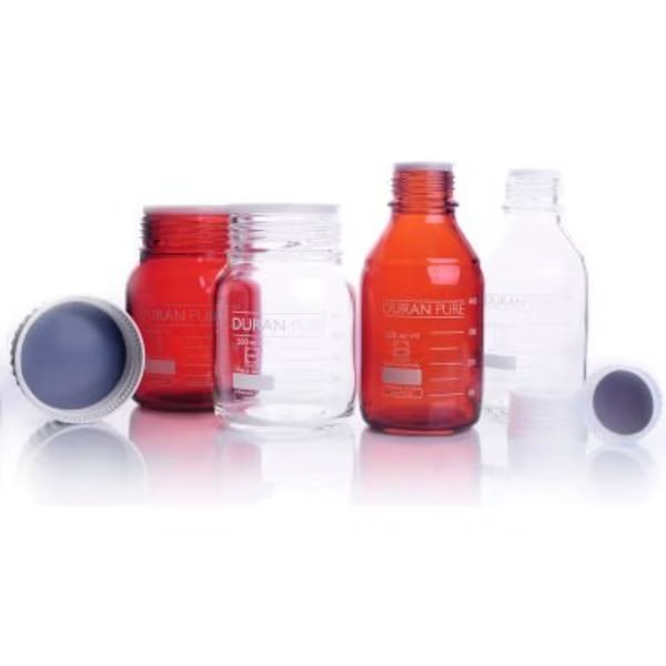Duran® PURE Bottle Only, Clear Borosilicate Glass, GLS-80, 1 Liter, Case of 10, Cp Lab Safety., Mfr#: 818605408